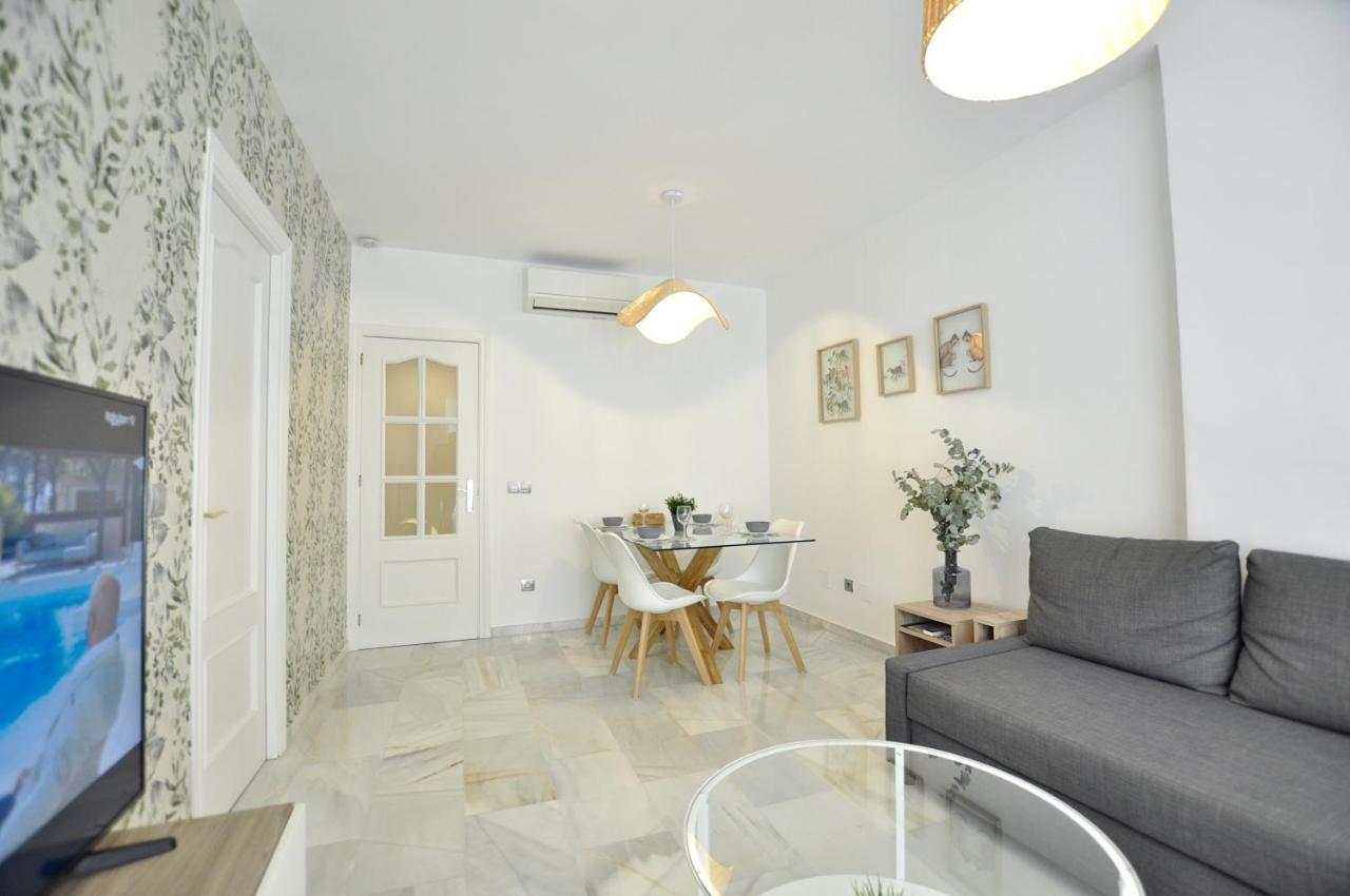 Luminoso Y Coqueto Apartamento Con Jardin Málaga Dış mekan fotoğraf